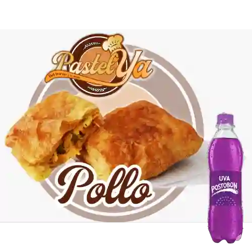 Combo Pastel de Pollo c/ Verduras +Postobón Uva 400ml