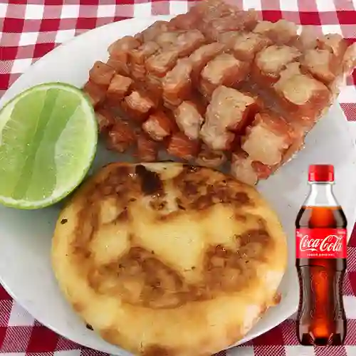 Combo Entrada de Chicharrón +Cocacola Orig 400ml