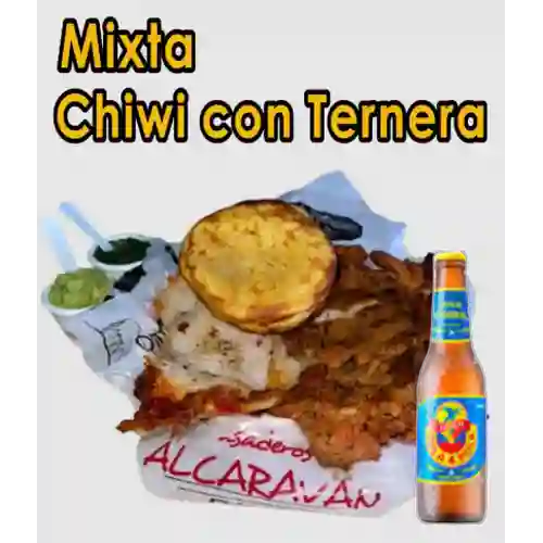 Combo Chiwi con Ternera + Cola y Pola