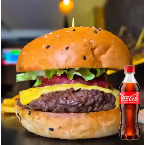 Combo Hamburguesa la Tradicional + Coca Cola Original 400 ml