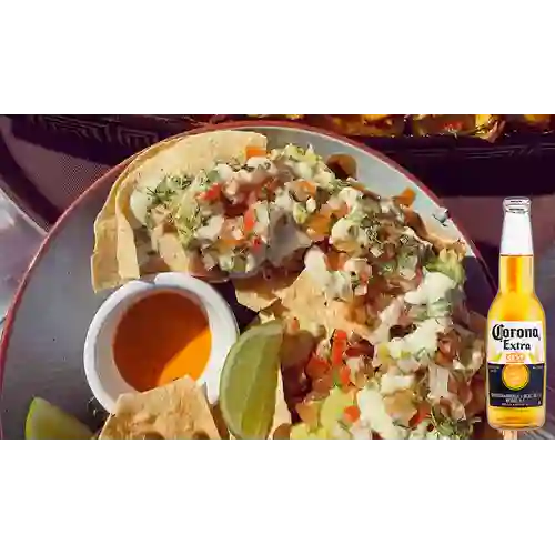 Combo Nachos Pura Vida + Corona 330 ml