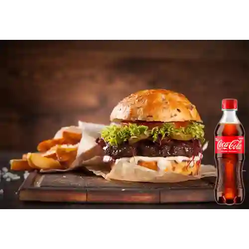 Combo Hamburguesa Comuna 7 + Coca Cola Original 400 ml