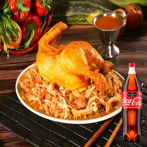Arroz a la Valenciana 3 pers + CocaCola Org 1.5l