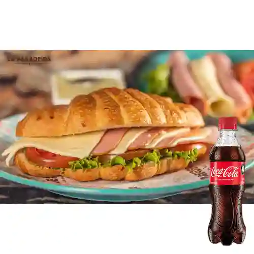Combo Sándwich Clásico + Coca Cola Original 400 ml