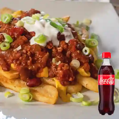 Combo Chili Papas Personal Mixtas +Cocacola Orig 400ml