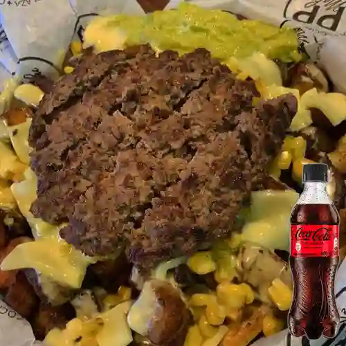 Combo Papas Burger + Coca Cola Sin Azúcar 400 ml
