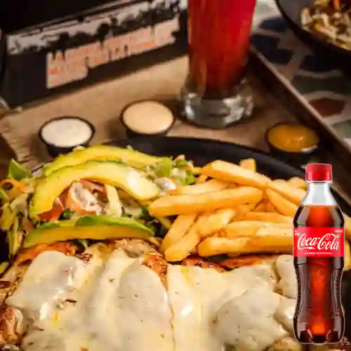 Combo Pechuga Gratinada + Coca Cola Original 400 ml