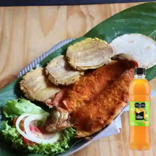 Combo Trucha + Del Valle Frutal Mandarina Piña 500ML