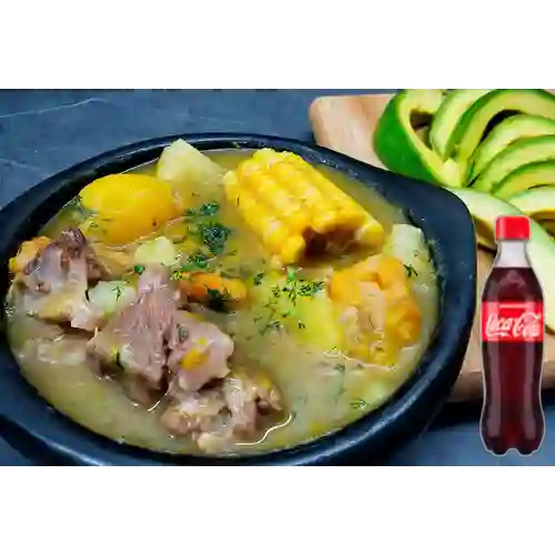 Combo Sancocho de Costilla + Coca Cola Original 400Ml