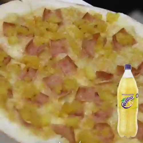 Combo Pizza Hawaiana + Quatro Original 1.5Lt