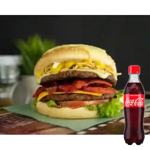 Combo Chori Burguer + Coca-Cola Sabor Original 400 ml