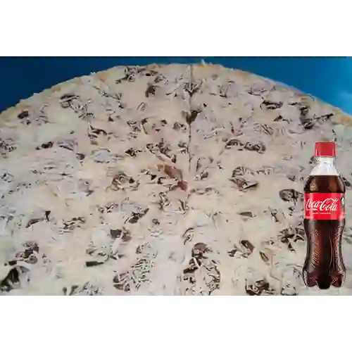 Pizza de Pollo&Champiñón Small +Cocacola Org 400ml