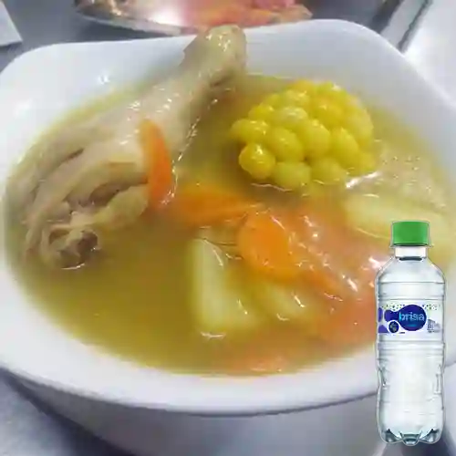 Combo Sopa de Ajiaco + Brisa Con Gas 280ML