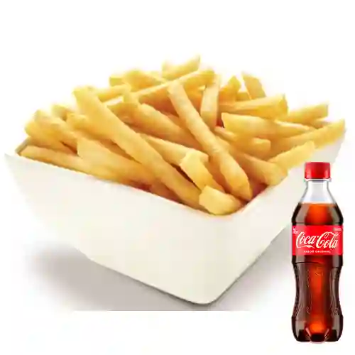 Combo Papitas Fritas + Coca Cola Original 400 ml