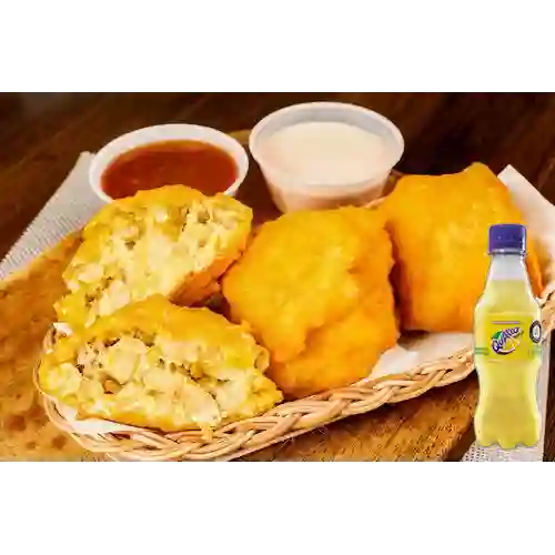 Combo Pastel Pollo y Papa + Quatro Original 250ML