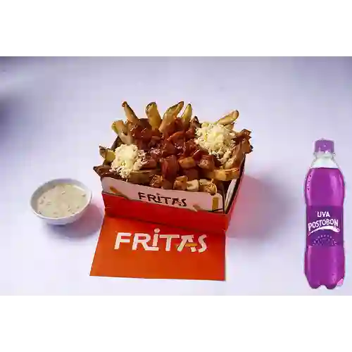 Combo Papas Especiales + Postobon Uva 400 ml