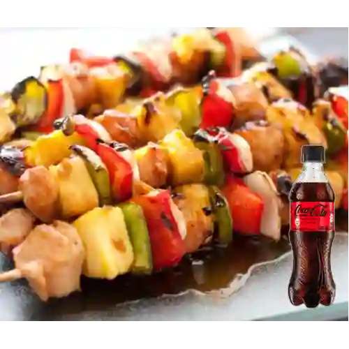Combo Pincho Junior de Res +Cocacola S/az 400ml