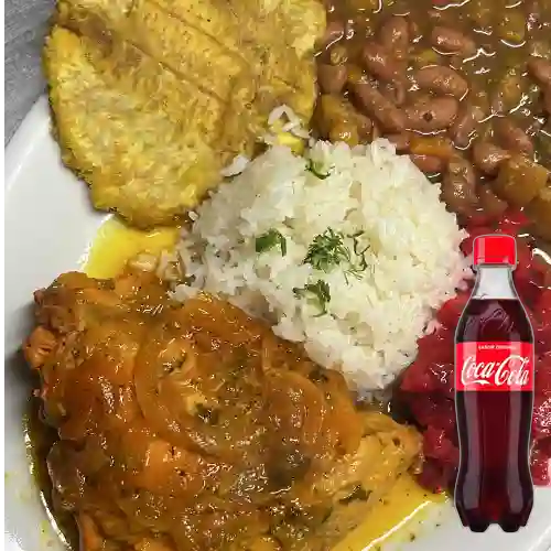 Combo Arma Tu Almuerzo Bandeja +Cocacola Orig 400Ml