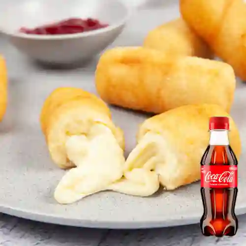 Combo Palitos de Queso Mozzarella + Coca Cola Original 250ML