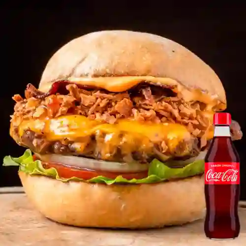 Combo Chipotle Burger + Coca-Cola Sabor Original 350 ml