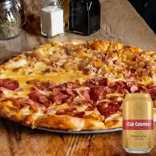 Combo Mediana Clásica + Club col. Dorada Lta 330ml