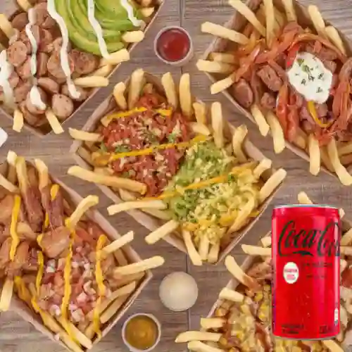 Combo Top Chips + Coca Cola Sin Azúcar Lata 235 ml