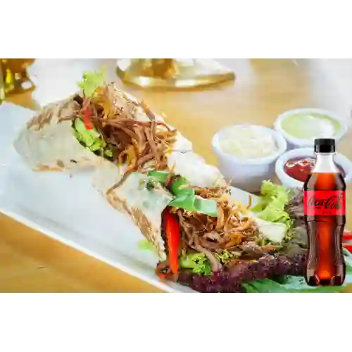 Combo Shawarma Mezza + Coca-Cola CERO 400ml