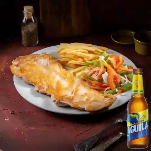Combo Pollo a la Plancha + Cerveza Aguila