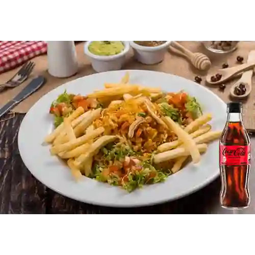 Combo Arroz con Pollo + Coca Cola Sin Azúcar 300ML