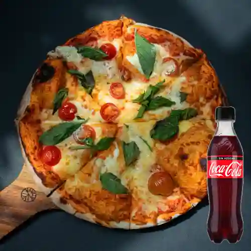 Combo Pizza Margherita + Coca-Cola Sin Azúcar 500 ml