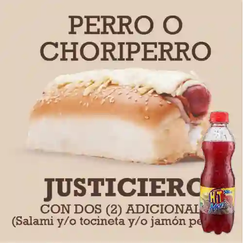 Perro Caliente/Choriperro Justiciero +Hit Mora 500ml