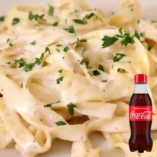 Combo Alfredo Clásica +Cocacola Orig 250ml