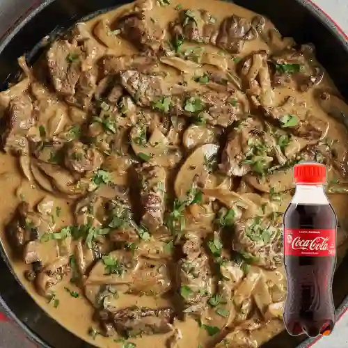 Combo Pasta Stroganoff + Coca Cola Original 200 ml