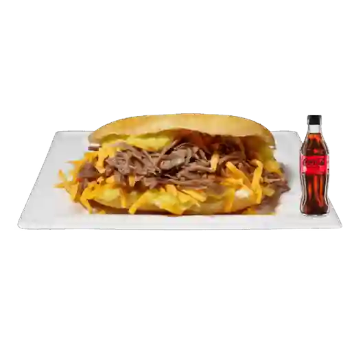 Combo Arepa Pelúa + Coca Cola Sin Azúcar 300ML
