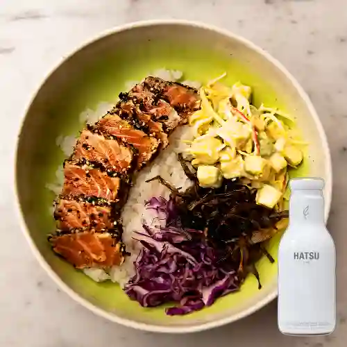 Combo Bowl de Salmón + Hatsu Blanco 400 ml