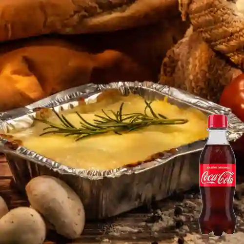 Lasaña Mixta de Maduro 290 G +Cocacola Org 250ML