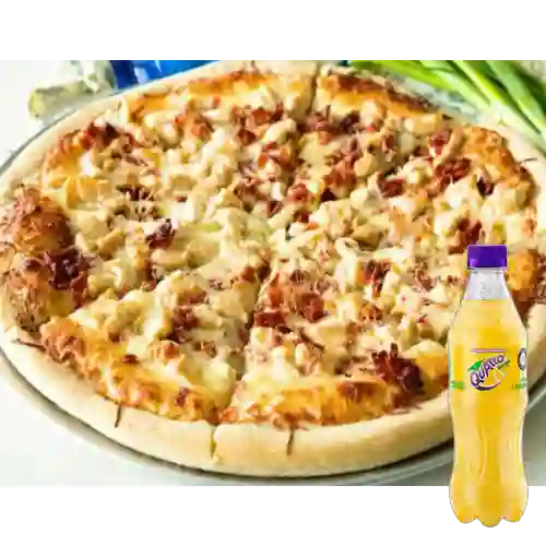 Combo Pizza de la Casa + Quatro Original 400ML