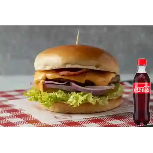 Combo Smash Burger + Coca-Cola Sabor Original 400 ml