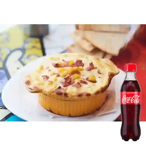 Combo Maíz c/ Tocineta +Cocacola Orig 400ml