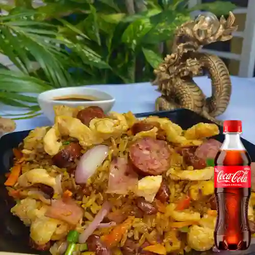 Combo Arroz Paisa + Coca Cola Original 400 ml