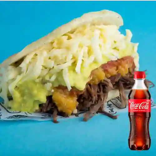 Combo Arepa Coqueta + Coca Cola Original 400 ml