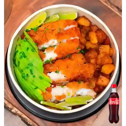 Combo Poke Bowl Playero +Cocacola Orig 400ml