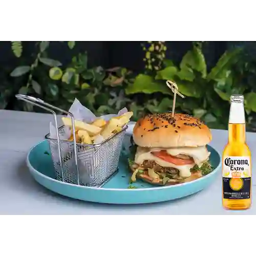 Combo Waikiki Burger + Corona 330 ml