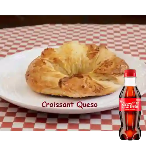 Combo Croissant de Queso + Coca Cola Original 250ML
