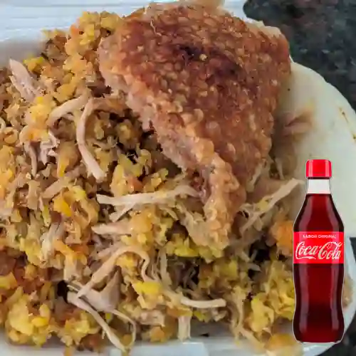Combo Lechona Pequeña +Cocacola Orig 350ml