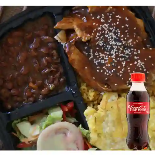 Combo Almuerzo Especial (cerdo) + Cocacola Orig 200ml