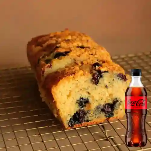 Combo Porción Torta Arándanos + Coca-Cola ZERO 400ml