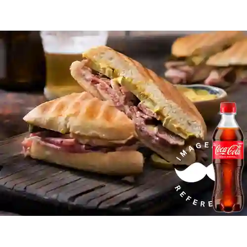 Combo Sándwich Cubano + Coca Cola Original 400 ml