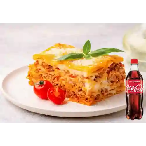Combo Lagsana de Carne + Coca Cola Original 500 ml