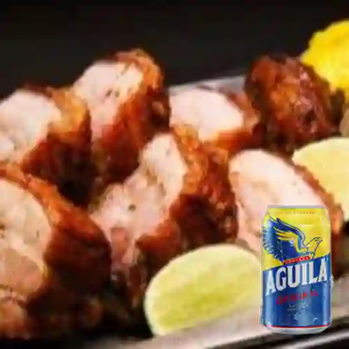 Combo Costilla Chicharronada + Aguila Orig Lta 330ml